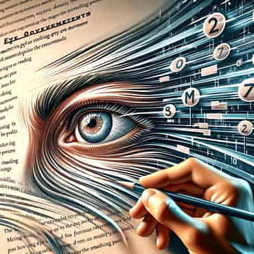 A focused eye following text - speed reading techniques