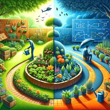 Tactical Thinking vs Strategic Thinking: Balancing Short-term Action And Long-term Planning A garden as a real-life analogy for balancing tactical and strategic thinking