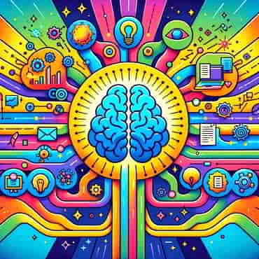 Task Batching for Efficiency: Grouping Similar Tasks A human brain surrounded by aspects of task batching