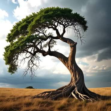 A Winning Solopreneur Mindset: Beyond The Basics A tree bent by the wind