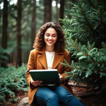 Mastering SEO For Solopreneurs: Ranking Your Way to Success A writer working with evergreen content