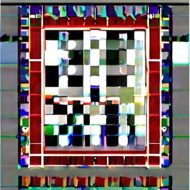 A badly pixelated image