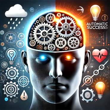Leveraging the Power of the Mind: Understanding Psycho-Cybernetics An image that feature a human head with gears and cogs in place of a brain