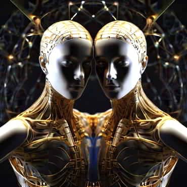 Image shows close connection between two parts of the same mind