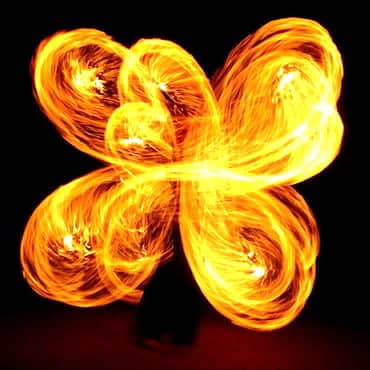 Juggling fire