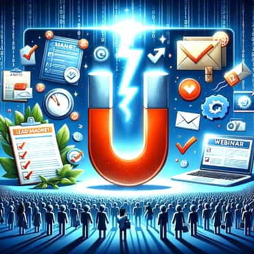 Build A Marketing Funnel That Converts: The AIDA Model Explained Large glowing irresistible magnet