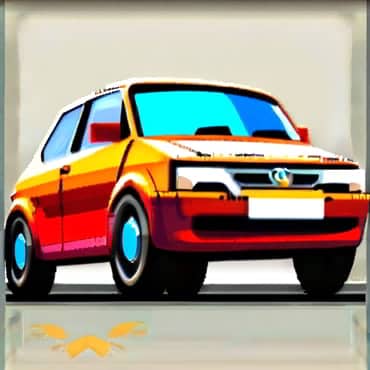WordPress Speed Optimisation: Boost Your Site's Performance Today Orange coloured car