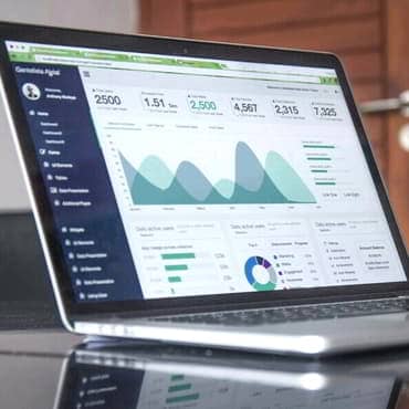 Website Essentials: Create A Hub Online SEO analytics on screen