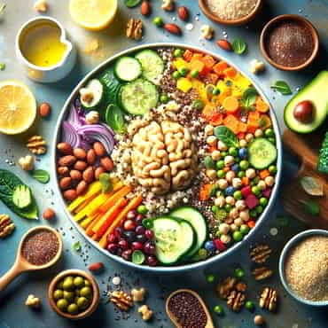 The essence of a diet beneficial for brain health and overall well-being