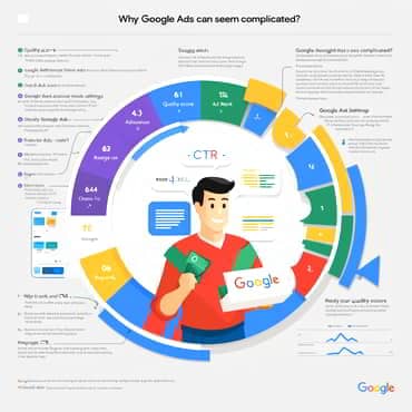 Google Ads Tutorial For Beginners: Overcome Complexity, And Strategies for Success A man finding Google Ads complicated