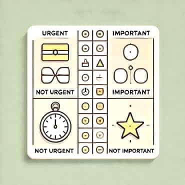 Task prioritisation and the Eisenhower Matrix