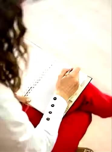 How To Deal With Stress Quickly A lady writing
