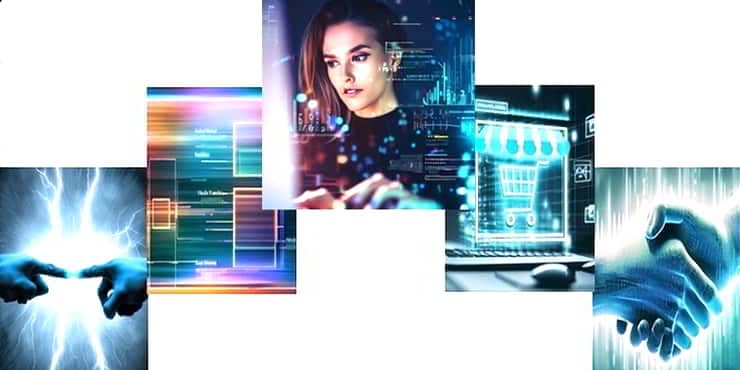 5 images for 5 tools - tools for running an online business