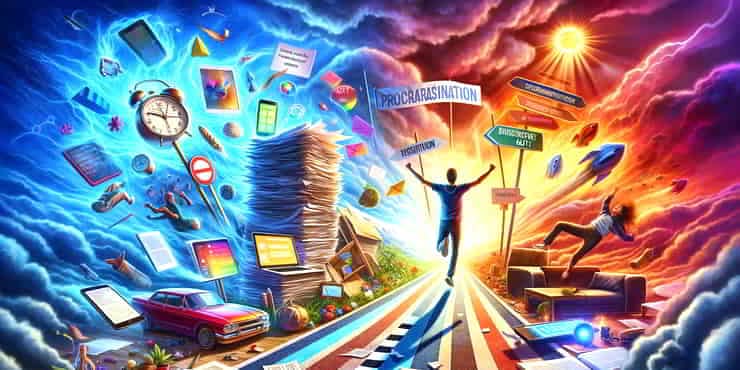 Overcome Procrastination: Beat the Urge to Delay Tasks A man who has overcome procrastination
