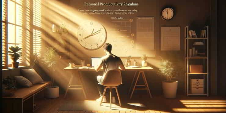 A person deeply engrossed in their work - manage your energy