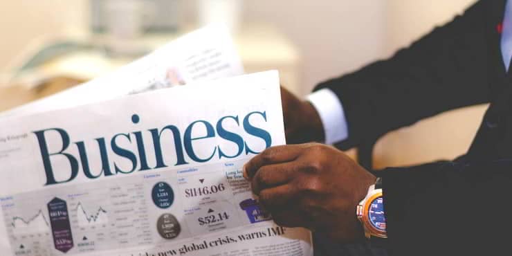 Business newspaper