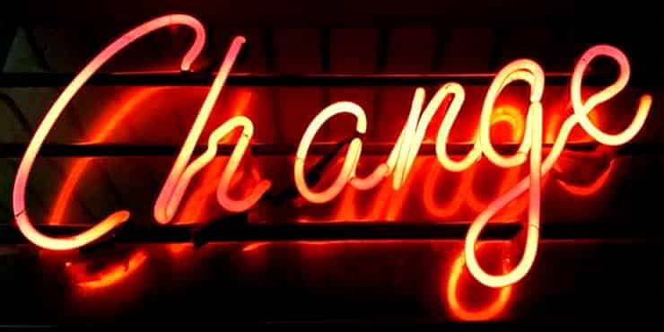 Why Is Change So Hard For Most People And How Can We Handle It? Change in neon lights - why is change so hard?