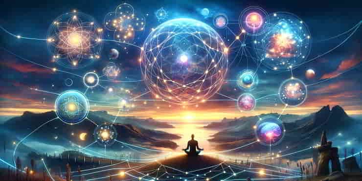 Image focuses more on connections between awareness mindfulness meditation and conscious and subconscious minds - conscious living