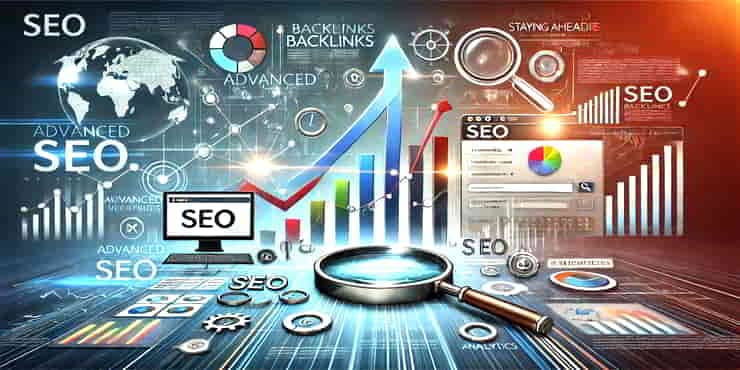 The concept of advanced SEO techniques for businesses