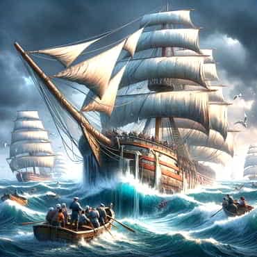 30 Common WordPress Errors: Quick Fixes for Beginners A large old-fashioned sailing ship in a storm