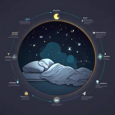 How To Increase Deep Sleep Naturally: The Silent Healer An artists impression of sleep cycles