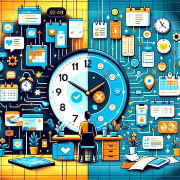The dual nature of technology in scheduling activities wisely