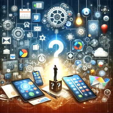 The theme of selecting the right productivity app