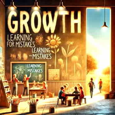 A school classroom as a safe haven for growth and experiencing setbacks