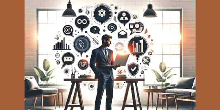 Image depicts a solopreneur with a robust sales mindset - sales fundamentals
