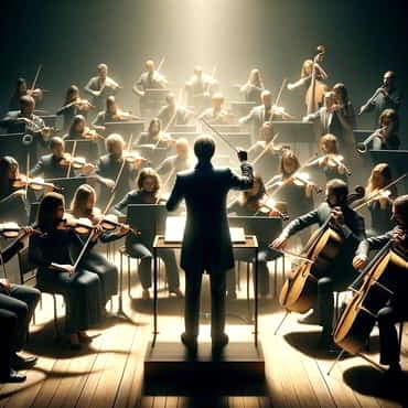5 Project Management Tips For Beginners: Effective Impact And Outcome A string orchestra rehearsing