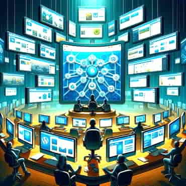 A calm organised group managing multisites