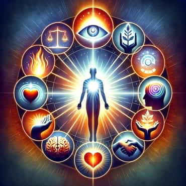 Leadership vs Management 101: Unveiling Significant Role Distinctions Figure of a person radiating light symbolising leadership