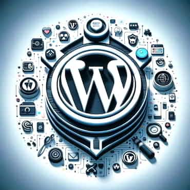 The Beginner’s Handbook to Navigating WordPress: An Introduction From Setup to Launch Image shows WordPress logo surrounded by extensions