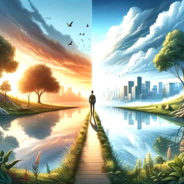 Deliberate Living: Align Actions with Your Ambitions Man in thought