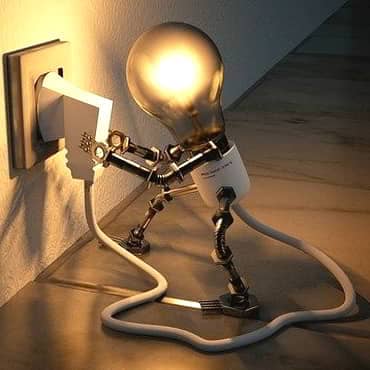 Motivated light bulb