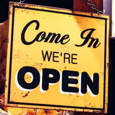What Is Business About?: Mindset Of A Successful Business Owner Sign - Come in we are open