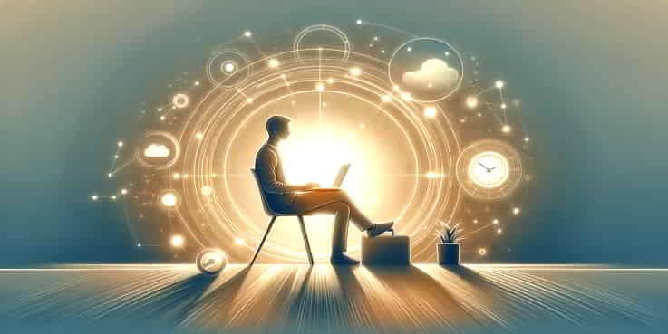 Start Your Own Online Business: A Beginner's Guide to Success Man thinking about how to create his own business - start your own online business